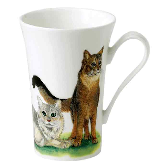 Krus med katte, engelsk til kaffe 0,40 ltr.